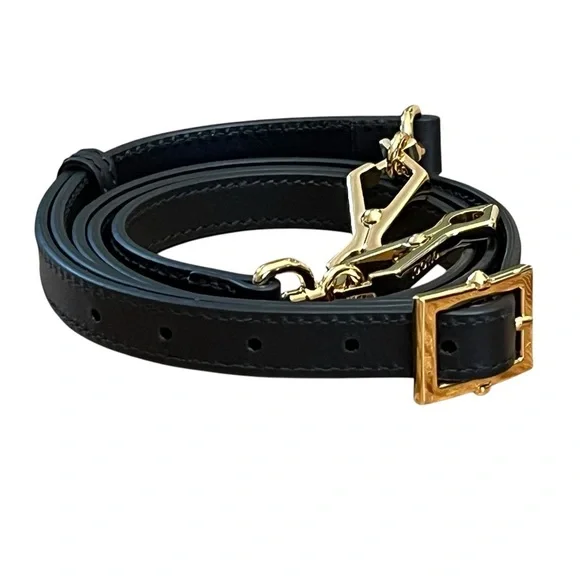 COPY - Gucci Black Leather Shoulder Bag Strap $450.00 - Picture 2 of 12